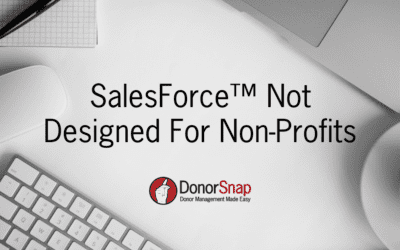 SalesForce™ Not Designed For Non Profits