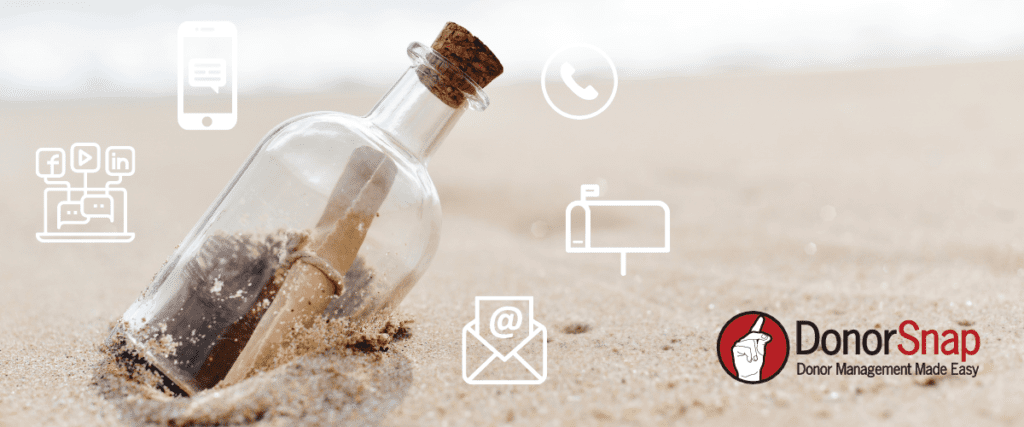 Message in bottle on beach: donor segmentation