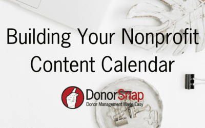 Building Your Nonprofit Content Calendar in 2024