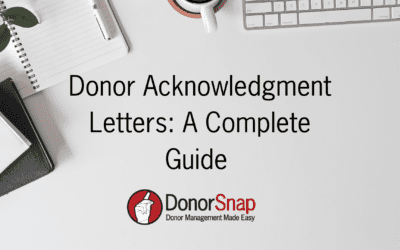 Donor Acknowledgment Letters: A Complete Guide