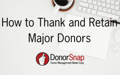 How to Thank Major Donors