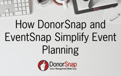 How DonorSnap and EventSnap Simplify Event Planning